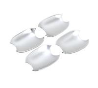 akddaf Side Door Handle Bowl Cover Trim,Fit for Hyundai, Tucson 2015-2018 Chrome Side Door Handles Cup Frame Covers Accessories Door Handle Bowl Caps