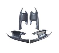 akddaf Side Door Handle Bowl Cover Trim,Fit for Hyundai, Tucson NX4 2021-2024 Chrome Car Exterior Handle Cup Overlay Accessories Door Handle Bowl Caps(Carbon Fiber Color)