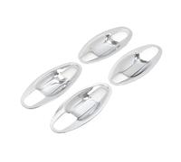 akddaf Side Door Handle Bowl Cover Trim,Fit for Subaru, Outback 2015-2017 Chrome Car Exterior Molding Garnish Overlay Accessories Cup Door Handle Bowl Caps