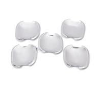 akddaf Side Door Handle Bowl Cup Cover,Fit For Toyota, Land Cruiser Prado FJ120 2003-2009 Trim Car Stickers Acceessories Chrome Door Handle Bowl Caps