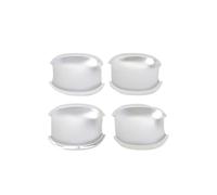 akddaf Side Door Handle Bowl Cup Cover Trim,Fit for Ford, Focus 2004-2011 ABS Chrome Car Exterior Accessories Door Handle Bowl Caps