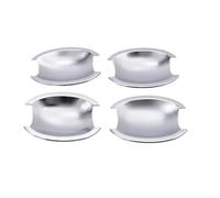 akddaf Side Door Handle Bowl Cup Cover Trim,Fit for Nissan, Tiida Versa 2005-2011 Chrome Car Molding Garnish Accessories Door Handle Bowl Caps
