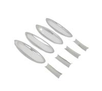 akddaf Side Door Handle Bowls Cup Cover Trims,Fit for Chevrolet, Cruze 2015-2018 ABS Chrome Stickers Accessories Car Styling Door Handle Bowl Caps