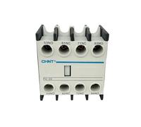 AKDDNZX 1pcs AC Contactor Auxiliary Contact Block F4-04 4NC F4-40 4NO F4-22 2NO+2NC F4-31 3NO +1NC F4-13 auxiliary contact LA1-DN(F4-40 4NO)