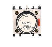 AKDDNZX 1PCS LA3DR0 LA3DR2 LA3DR4 LA2DT0 LA2DT2 LA2DT4 Air Power On/Off Delay Contact 1NO+1NC For CJX2 Series AC Contactor(LA3 DR2)