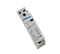 AKDDNZX 220/230V 25A Double Poles Family Household AC Contactor CT1-25