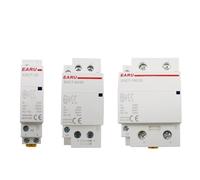 AKDDNZX 2P 16-100A DC/AC 12V /220V 50/60Hz Din Rail Household AC Modular Contactor Switch Controller 2NO 2NC 1NO 1NC(AC 220V,20A_1NO1NC)