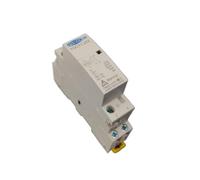 AKDDNZX 2P 25A DC 12V 24V coil 220V/230V 50/60HZ Din rail Household ac Modular contactor 2NO(DC12V)