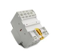 AKDDNZX 4P 32-63A AC 110V 220V 50/60Hz Din Rail Household AC Modular Contactor Switch Controller 4NO 4NC 2NO 2NC(AC220V,40A_3NO1NC)