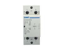 AKDDNZX CHNIT NCH8 Din Rail Household AC Contactors 220V/230V 500V~ 2P 40A 63A Modular AC Contactor(NCH8-40A-20 2NO)