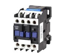 AKDDNZX CJX2-1201 12A 3P+NC Magnetic Ac Electric 3 Pole Contactor For Unit 3 Phase 380V 220V 110V 36V 24V Normally Closed Contactor(AC48V)
