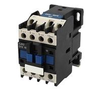 AKDDNZX CJX2-1210 35mm DIN Rail Screw Terminals 3-Phase Motor Power Contactor AC 220V