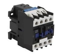 AKDDNZX CJX2-2510 AC Motor Contactor Relay 3 phase 25A 3 Pole 1NO 24VAC 36V 380V 220V Coil Volt Motor Magnetic Contacts 35mm Din Rail(110V)