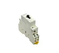 AKDDNZX CT 16A 2P Din Rail AC Contactor coil 220V 110V 24V With Manual Control Contator Modularization 2NC(24V 1NO1NC)