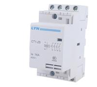 AKDDNZX CT1-25 16A 20A 25A 4P 220V/230V 50/60HZ Din Rail Household AC Contactor 4NC /4NO 2NO2NC /3NO1NC Contact(25A,3NO1NC_220V)