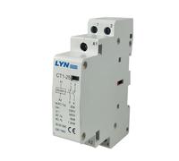 AKDDNZX CT1-25/2P Household 2-Phase Pole 2NO(Normal Open) AC Power Contactor Coil 220/230V Ie 25A