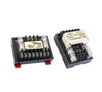 AKDDNZX Din Rail AC220V Power Filter Insurance Terminal Block Single Phase Short-circuit Protection Two Way Fuse S072-10A S072-20A(S072-10)