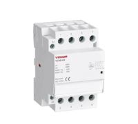 AKDDNZX Din Rail Household AC Modular Contactor 4P 63A 220V 400V 4NO 2NO2NC 50/60HZ(2NO2NC)