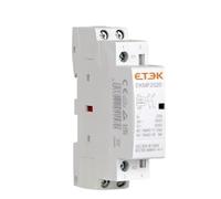 AKDDNZX Din Rail Household Modular AC Contactor 220v Single Phase 2P 2no 2nc 1no 1nc 25A 20A 16A For Automation(2P 20A 1NO1NC)