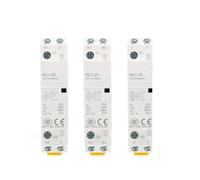 AKDDNZX Din Rail Mounted Household Modular AC Contactor, 2P 4P 16A 20A 25A 1NO 1NC 2NO 2NC AC220V 50/60Hz(4P 32A,2NO2NC)