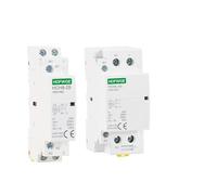 AKDDNZX HCH8-25A 2P 4P 40A 63A 100A 220V Din Rail Household AC Modular Contactor With Manual Control Switch 2NO 1NO1NC 2NC 4NO 2NO2NC4NC(2P,25A_2N02NC)