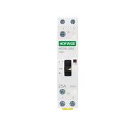 AKDDNZX HCH8-25M 2P 25A 220V Din Rail Household AC Modular Contactor With Manual Control Switch 2NO 1NO1NC or 2NC(2P 16A 2NC 230V)