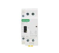 AKDDNZX HCH8-40M 2P 63A 40A 220V Din Rail Household AC Modular Contactor With Manual Control Switch 2NO 1NO1NC or 2NC(2P 40A 2NO 230V)
