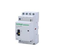 AKDDNZX HCH8s-25M 4P 16A 20A 25A 24V 110V 220V Din Rail Household AC Modular Contactor With Manual Control Switch 4NO 2NO2NC or 4NC(25A 4P 4NO AC110V)