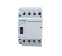AKDDNZX HCH8s-63M 4P 40A 24V 110V 220V Din Rail Household AC Modular Contactor With Manual Control Switch 4NO 2NO2NC or 4NC(4P 63A 4NO 230V)