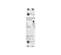 AKDDNZX KCT-25 2P 25A 250V 500V 50/60HZ Din Rail Household AC Modular Contactor 2NO 2NC Or 1NO+1NC(DC 12V,2P 25A 1NC 1NO)