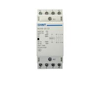 AKDDNZX NCH8 4P 3-phase Din Rail Household AC Contactor 220V 500V~ 20A/25A 4NO/2NO 2NC Contactor(NCH8-25A-22 2NO 2NC)