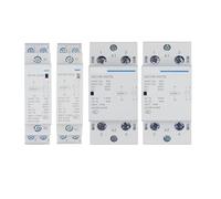 AKDDNZX Small AC contactor NCH8 single-phase 220V rail type 2P/4P/40A 63a normally closed normally open(NCH8-63/20 220/230V)