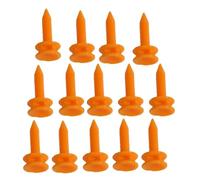 AKDJGFP Golf Tees 50 Pcs/Pack Professional Golf Tees 25mm-51mm Castle Golfer Accessory Plastic For Teeing The Ball(25MM Orange)