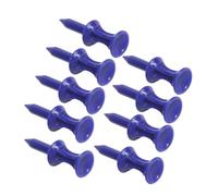 AKDJGFP Golf Tees 50 Pcs/Pack Professional Golf Tees 25mm-51mm Castle Golfer Accessory Plastic For Teeing The Ball(37MM Blue)