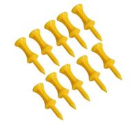 AKDJGFP Golf Tees 50 Pcs/Pack Professional Golf Tees 25mm-51mm Castle Golfer Accessory Plastic For Teeing The Ball(43.0MM Yellow)