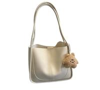 AKDJGFP Leather Bags Women Women's Retro Single Oulder Tote Bag Commuter Bag Soft PU Leather Magnetic Closure(Color 6)