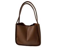 AKDJGFP Leather Bags Women Women's Retro Single Oulder Tote Bag Commuter Bag Soft PU Leather Magnetic Closure(Color 3)