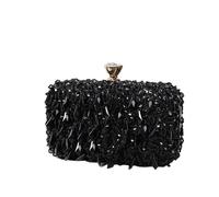 AKDJGFP Rhinestone Bags Diamonds Beaded Wedding Chain Shoulder Clutches Plastic Embroidery Party Dinner Purse Tassel Women Evening Bags