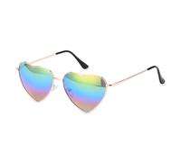 AKDJGFP Sunglasses Vintage Heart Sunglasses Women Candy Color Gradient Sun Glasses Outdoor Goggles Party Oculos De Sol(C08)