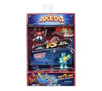 Akedo Glam Granderson VS Epic Shreddy Bear Complete Battle Start Game Set, 2 Akedo Warriors and 2 Controllers Included for 6 Years Old Kids AKE01200 Precious Games