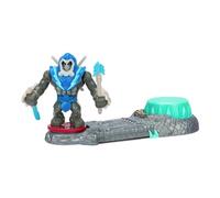 Legends of Akedo Ninja Bosses, Cyber Blade, 3" Tall Battling Action Figure with 360˚ Blade Defense and Attack Spin Action, Double Defense Armor That Pops Off When Struck, 4 Ninja Bosses to Collect