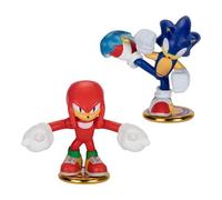 Akedo Sonic the Hedgehog Versus Pack with Sonic and Knuckles, Mini Collectable Battling Action Warriors, 2.25 Inches tall, Contains 2 Battle Controllers