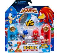 AKEDO SONIC THE HEDGEHOG VERSUS PACK WITH SONIC & KNUCKLES MINI COLLECTABLE