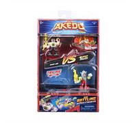 Akedo Ultimate Arcade Warriors Versus Pack Chux Lee Vs Crackup Mini Battling Action Figures Ready, Fight, Split Strike, 5.56 x 10.8 x 8.79 cm