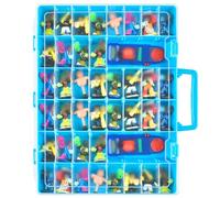 Akedo Ultimate Arcade Warriors Starter Pack Case, Toy Storage for Battle Arena Controller & Warrior Mini Figurines, Playset Holder - Blue