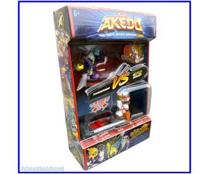 Akedo Ultimate Arcade Warriors Thunderwind Versus Epic Burnout Pack New & Sealed