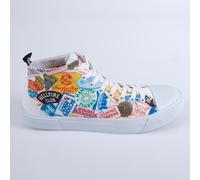 Akedo x Stranger Things Welcome to Hawkins High Top - White - UK 7 / EU 40.5 / US Men's 7.5 / US Women's 9