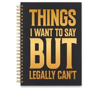 akeke Funny Spiral Notebook, Work Mental Health Humor Notebook, Sarcastic, Gag, Promotion New Job Appreciation Gifts for Worker Women Coworker Employee Colleague Team Boss Friend Leader HR AMM88