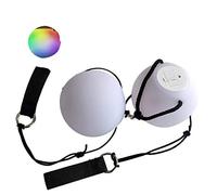 Akemaio 2 Pcs LED Glow Poi Balls LED Ball Glow Balls 9 Mode 7 Color Light Poi Ball