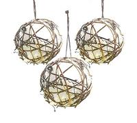 Akemaio 3Pcs Globe Hummingbird Nesters Bird Nesting Material Holder Cotton Balls Hummingbird Nesting Material for Wild Birds Wrens Finches